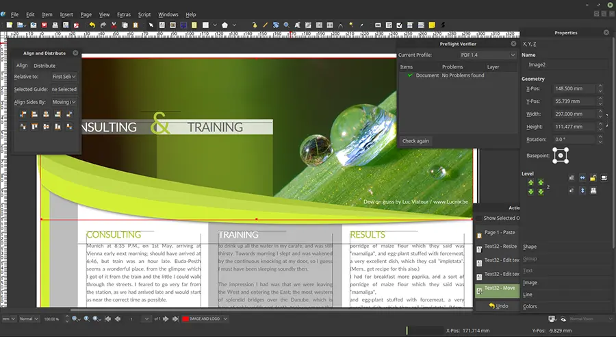 Scribuksen käyttöliittymä